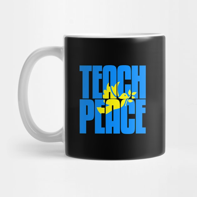 TEACH PEACE. An important message at all times. by MalmoDesigns